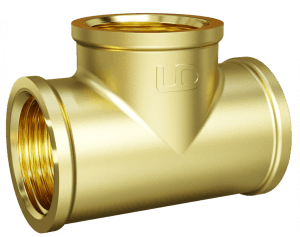 Тройник LD Pride DN32 (1 1/4") ВР/ВР/ВР латунь