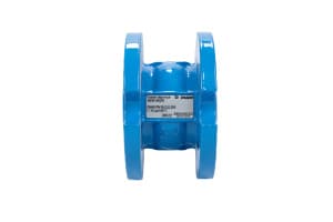 Клапан обратный фланцевый пружинный NVD-402R PN16 DN65 с аксиальным затвором, чугун GJL250