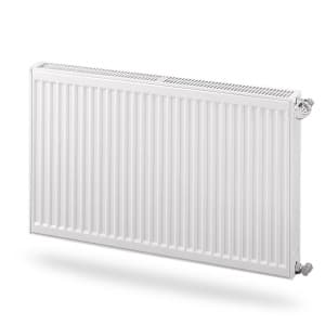 Радиатор стальной панельный EVRA Compact 33-600-1100, подкл боковое, RAL 9016 глянцевый
