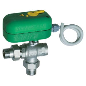 Кран шаровой 3-х ход., моторизованный (ВР-НР) 1 1/4", 24 В, 40 сек