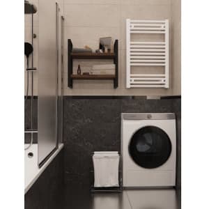 Полотенцесушитель бытовой электрический D-BEND DB-180-60-W, RAL 9016 мощность 500 Вт, Rifar