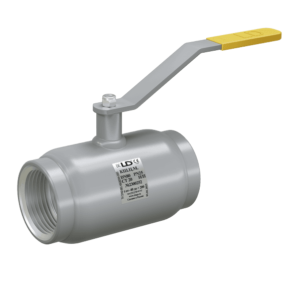 Кран шаровой LD КШЦМ DN15, Pn40 ВР, сталь 20, рычаг
