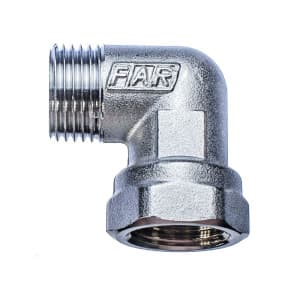 Переходник угловой, 1/2", ВР-НР FAR