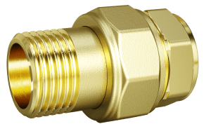 Сгон разъемный (американка) LD Pride DN32 (1 1/4") ВР/НР латунь
