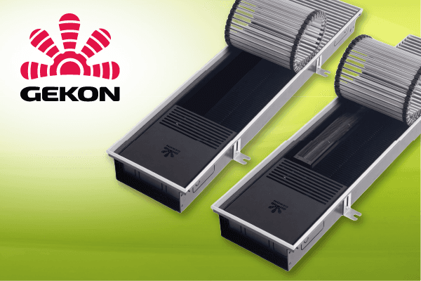 Снижение цен на внутрипольные конвекторы Gekon Eco и Gekon Vent