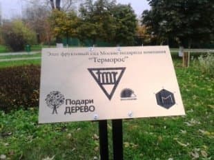Терморос подарил городу фруктовый сад