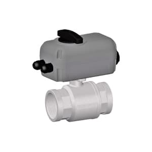 Кран шаровой 2-х ход., моторизованный зонный (ВР-ВР), 220В, 80 сек, 1 1/2"