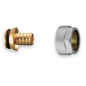 Адаптер зажимной Flex латунный PE-X 16x2,2-3/4"ВР Евроконус '10Ф