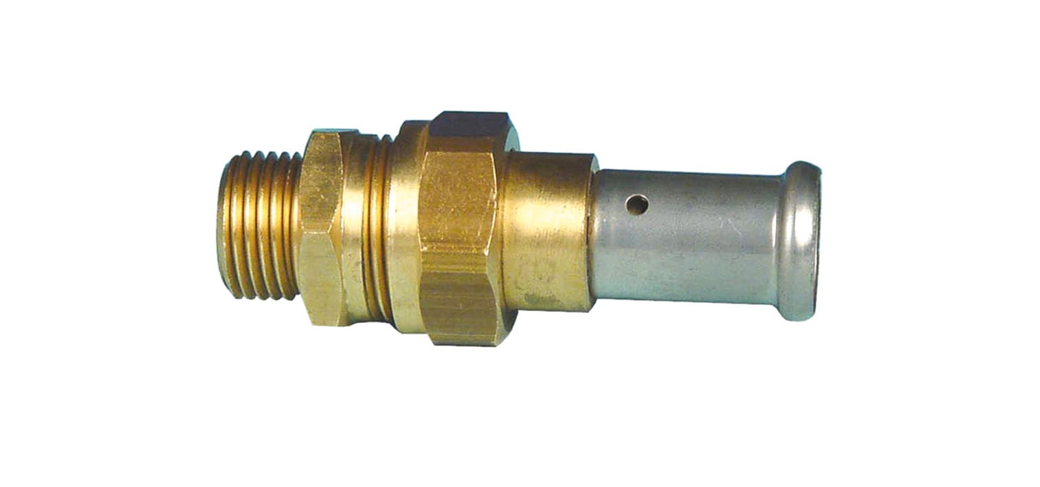Муфта плоское уплотнение, латунь пресс, 26х3/4" Henco