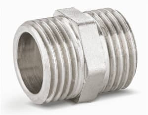 Ниппель DN25 (1") НР/НР латунь никель