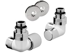 Комплект трехосевой 1/2" с гайкой М24*19 правый, сереб./бел.