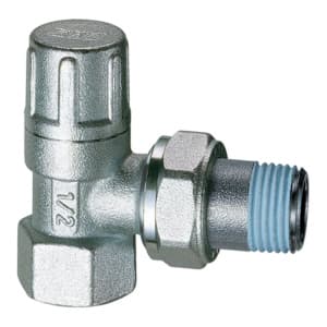 Вентиль запорный угловой 1/2" ВР (ключ для воздухоотводчика FD 6300 в комплекте)