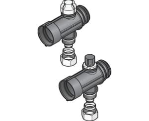 Сегмент промышленного коллектора Usystems Magna 1 1/2", с клапаном и адаптером, для трубы 25x2,3 мм