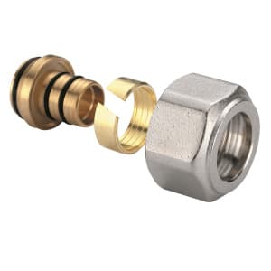 Концовка для м/п труб и труб PEX, 20х2, 3/4" Gekon