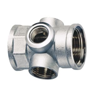 Хр. узел-переход.(3/8"-3/8"-1/2"), 1 1/4" ВР