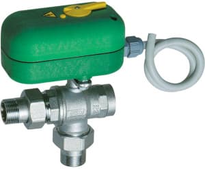 Кран шаровой 3-х ход., моторизованный, 1", ВР-НР, зонный, 220 В, 40 сек FAR