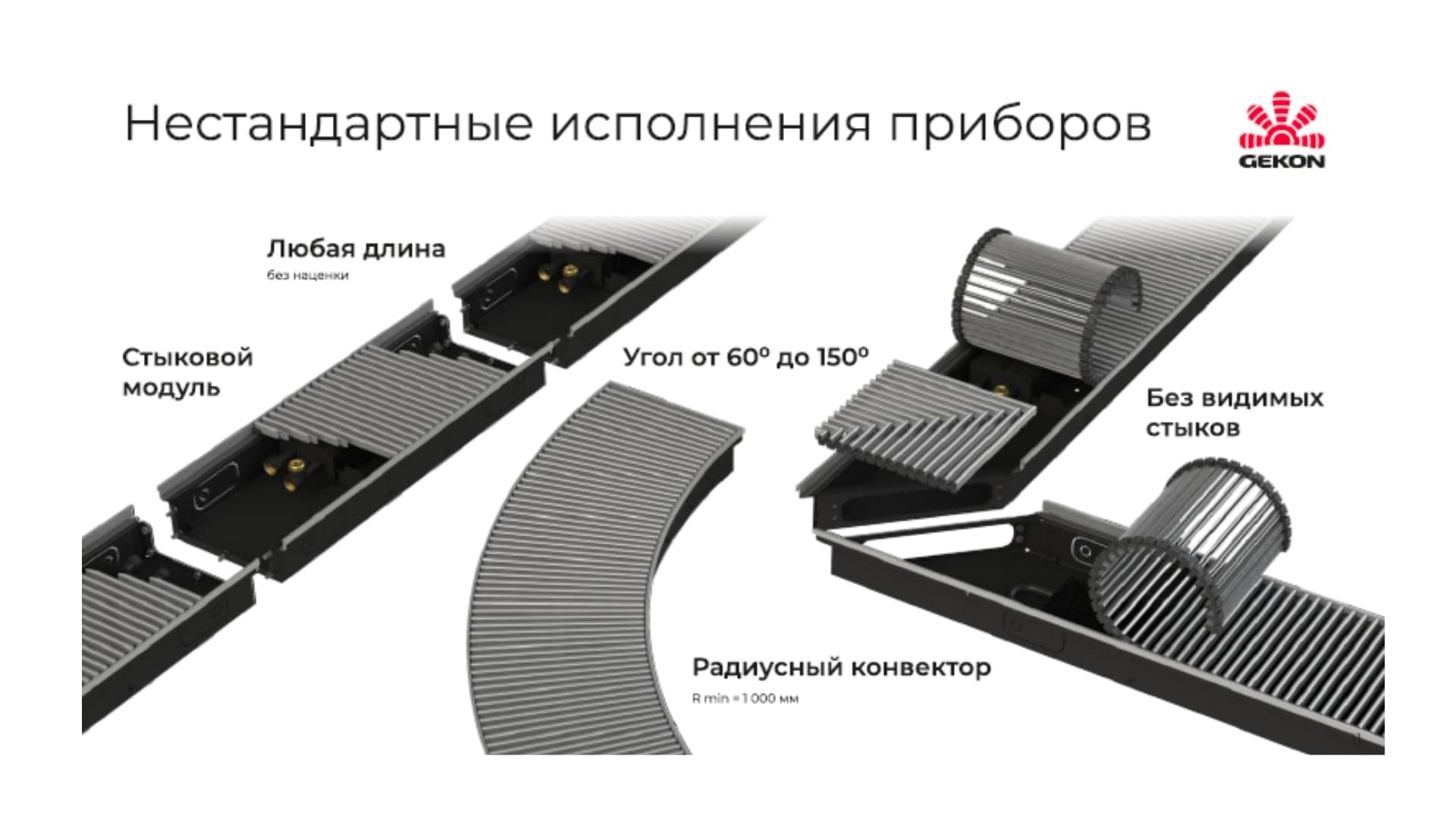 Производство конвекторов отопления по индивидуальным размерам
