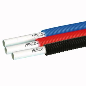 Труба Standard в синей гофре, PEXc-AL-PEXc ф16х2, бухта 25 метров Henco