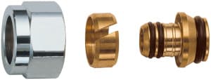 Концовка для м/п труб и труб PEX, 20х2,5, 3/4"EU FAR