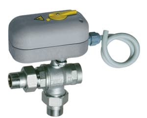Кран шаровой 3-х ход., моторизованный, 1 1/4", ВР-НР, зонный, 220 В, 8 сек FAR