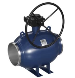 Кран шаровый LD КШЦПР Energy из стали 09Г2С Ду150 Ру2,5МПа полнопроходной с редуктором