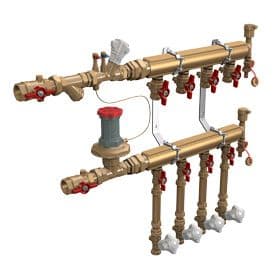 Узел коллекторный этажный с общей балансировкой тип В-3, 1" x 3/4" / 2