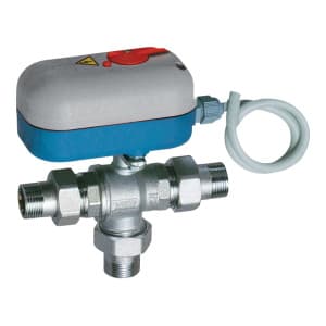 Кран шаровой 3-х ход., 3/4" НР, сервопривод 24В, 180 сек (0-10В/4-20мА)