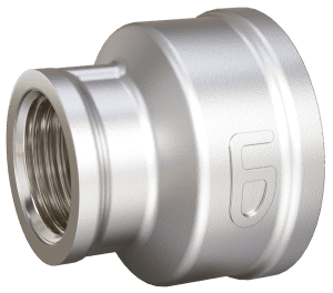 Муфта переходная LD Pride DN50х40 (2"ВР х 1 1/2"ВР) латунь никель