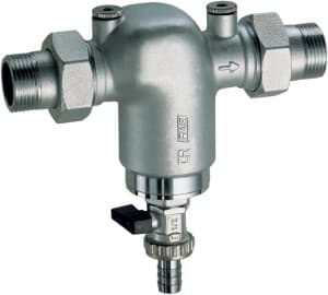 Фильтр 1", НР-НР, 100 мкм, Tmax: 95 °С, 25 бар, хромированный FAR