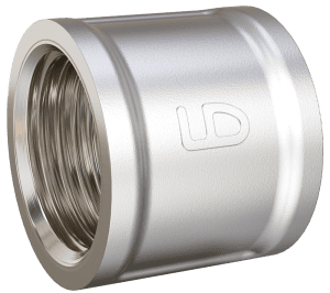 Муфта LD Pride DN50 (2") ВР латунь никель