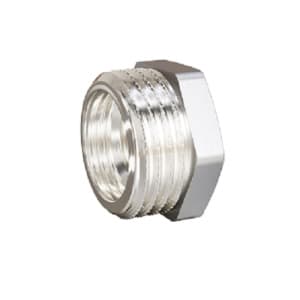 Футорка DN15х8 (1/2" НР х 1/4" ВР) латунь никель