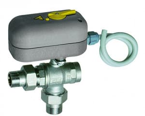 Кран шаровой 3-х ход., моторизованный, 1", ВР-НР, 220 В, 8 сек FAR