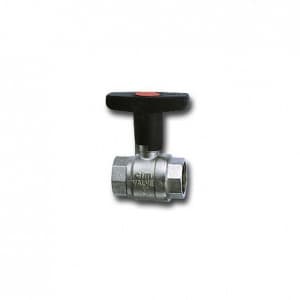 Кран шаровой A14 1/2" серии Т14 полнопроходной PN60 BB нейлоновая ручка
