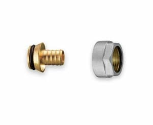 Адаптер зажимной Uni-X латунный MLC 16x2,0-3/4"ВР Евроконус '50Ф