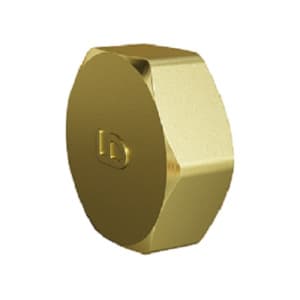 Заглушка DN25, 1", ВР, латунь LD