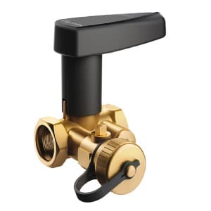 Ручной запорный клапан NexusValve Relax DN25 с дренажем