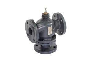 Клапан регулирующий VF-3R PN16 DN150 KVS320 T150, 3-х ход.смеш., седельный, фланец,чугун Ридан