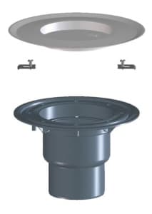 Корпус трапа Hutterer Lechner HL3100TK Ду75/110 с заглушкой и фиксатором