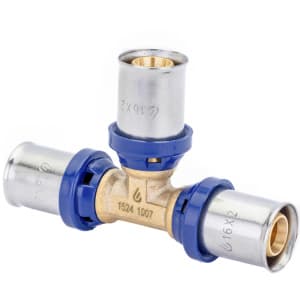 Пресс-тройник MLC редукционный латунный 40-32-40 '1С USYSTEMS