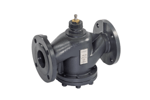 Клапан регулирующий VFM-2R PN16, DN65, Kvs55, Tmax=150С°, 2-х ходовой, седельный, фланец, чугун Ridan