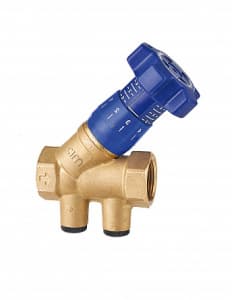 Клапан балансировочный ручной 3/4", ВР-ВР, PN25, Kvs=5,33, без измирительных ниппелей, обычная латунь Cimberio