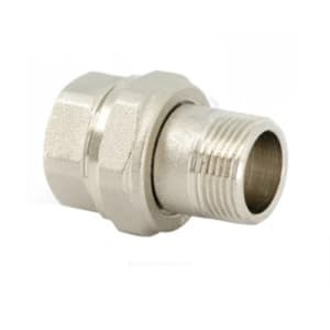 Сгон разъемный (американка) DN32 (1 1/4") ВР/НР латунь никель