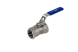 Кран шаровой резьбовой BVS-R DN15, PN63, с рукояткой, AISI 316, упл. R-PTFE арм. 15%