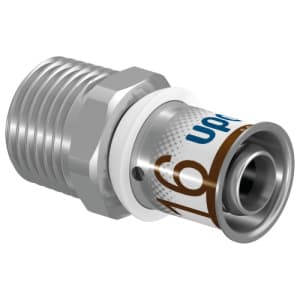 S-PRESS PLUS ШТУЦЕР С НАРУЖНОЙ РЕЗЬБОЙ 16-R1/2"НР '10Ф (старый аналог 1014525)