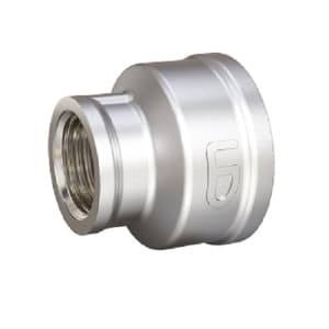 Муфта переходная DN20х15 (3/4"ВР х 1/2"ВР) латунь никель