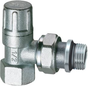 Вентиль запорный угловой, 1/2, EPDM FAR