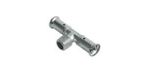 Тройник НР, латунь пресс, 26х1/2"х26 Henco